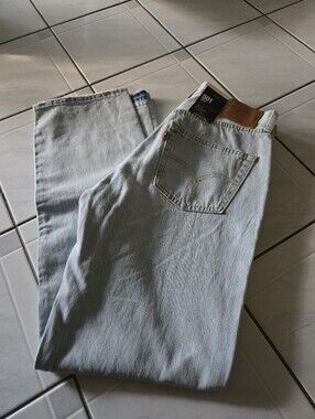 NWT Levi's 501 90s Freehand Folk Light Wash Patchwork Jeans 27